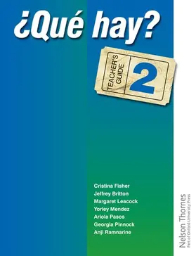 Haylett |  ¿ Que Hay? Teacher's Guide 2 | Buch |  Sack Fachmedien