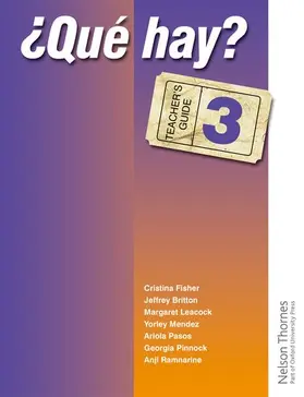Haylett |  Que Hay? Teacher's Guide 3 | Buch |  Sack Fachmedien