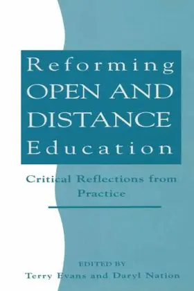 Evans / Nation |  Reforming Open and Distance Education | Buch |  Sack Fachmedien
