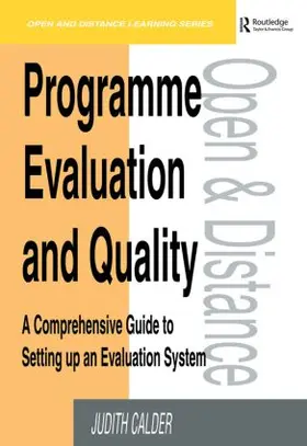 Calder |  Programme Evaluation and Quality | Buch |  Sack Fachmedien