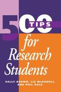 Brown / McDowell / Race |  500 Tips for Research Students | Buch |  Sack Fachmedien