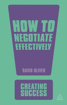 Oliver | How to Negotiate Effectively | Buch | 978-0-7494-6134-8 | sack.de