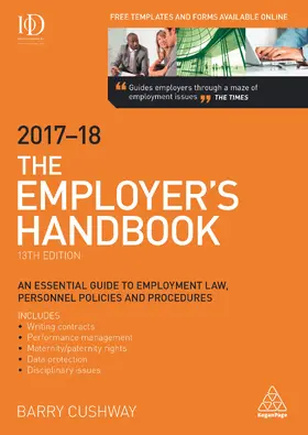 Cushway |  Employer's Handbook 2017-2018 | Buch |  Sack Fachmedien