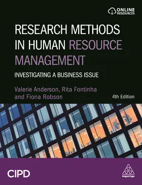 Anderson / Fontinha / Robson |  Research Methods in Human Resource Management | Buch |  Sack Fachmedien