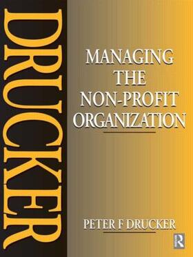 Drucker |  Managing the Non-Profit Organization | Buch |  Sack Fachmedien
