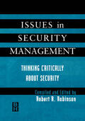 Robinson |  Issues in Security Management | Buch |  Sack Fachmedien