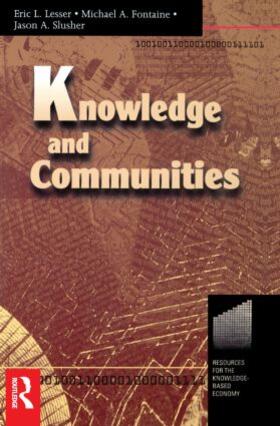 Lesser / Fontaine / Slusher |  Knowledge and Communities | Buch |  Sack Fachmedien