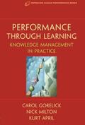April / Milton / Milton, Ph.D. |  Performance Through Learning | Buch |  Sack Fachmedien