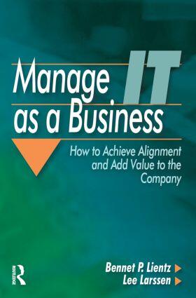 Lientz / Larssen | Manage IT as a Business | Buch | 978-0-7506-7825-4 | sack.de
