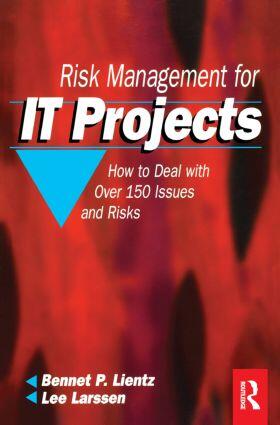 Lientz / Larssen | Risk Management for IT Projects | Buch | 978-0-7506-8231-2 | sack.de