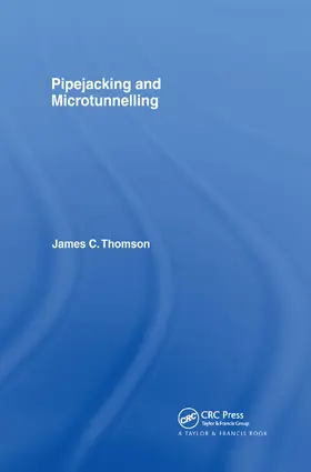 THOMSON / Thomson |  Pipejacking and Microtunnelling | Buch |  Sack Fachmedien