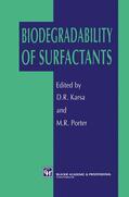Porter / Karsa |  Biodegradability of Surfactants | Buch |  Sack Fachmedien