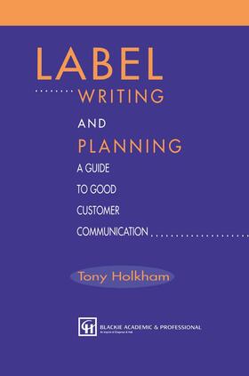 Holkham | Label Writing and Planning | Buch | sack.de