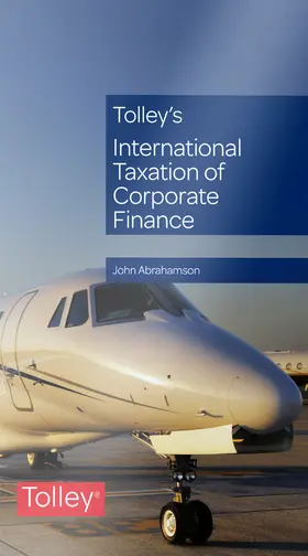Abrahamson |  Tolley's International Taxation of Corporate Finance | Buch |  Sack Fachmedien