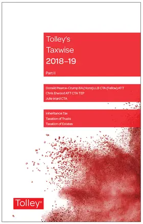 Pearce-Crump / Erwood / Ward |  Tolley's Taxwise II 2018-19 | Buch |  Sack Fachmedien