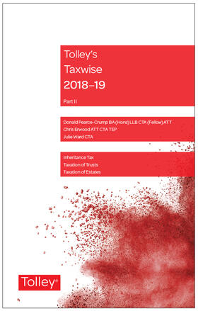 Pearce-Crump / Erwood / Ward | Tolley's Taxwise II 2018-19 | Buch | 978-0-7545-5504-9 | sack.de