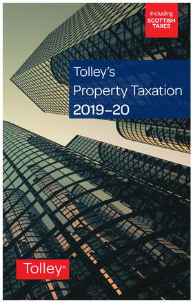  Tolley's Property Taxation 2019-20 | Buch |  Sack Fachmedien