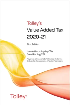 Hemmingsley / Rudling |  Tolley's Value Added Tax 2020-21 (includes First and Second editions) | Buch |  Sack Fachmedien