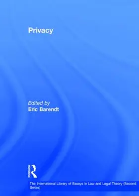 Barendt | Privacy | Buch | 978-0-7546-2071-6 | sack.de