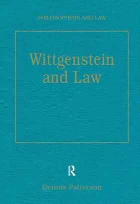 Patterson |  Wittgenstein and Law | Buch |  Sack Fachmedien
