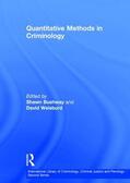 Bushway / Weisburd |  Quantitative Methods in Criminology | Buch |  Sack Fachmedien