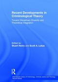 Lukas / Henry |  Recent Developments in Criminological Theory | Buch |  Sack Fachmedien