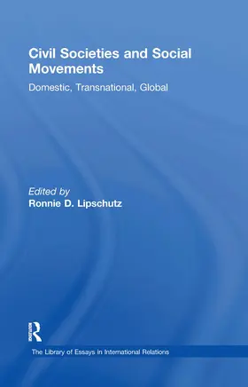Lipschutz |  CIVIL SOCIETIES & SOCIAL MOVEM | Buch |  Sack Fachmedien