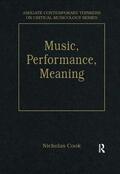 Cook |  Music, Performance, Meaning | Buch |  Sack Fachmedien