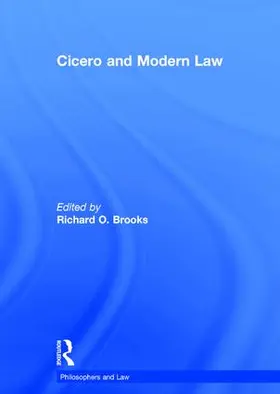 Brooks |  Cicero and Modern Law | Buch |  Sack Fachmedien