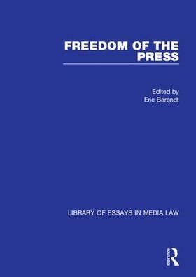 Barendt | Freedom of the Press | Buch | 978-0-7546-2782-1 | sack.de