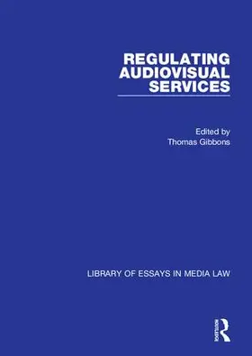 Gibbons |  Regulating Audiovisual Services | Buch |  Sack Fachmedien