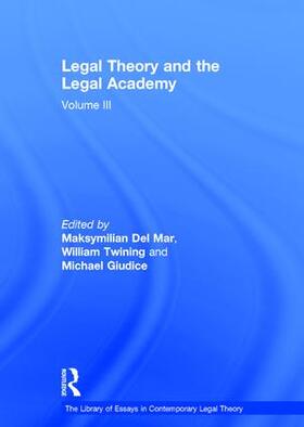 Mar / Twining | Legal Theory and the Legal Academy | Buch | 978-0-7546-2888-0 | sack.de