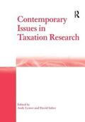 Lymer / Salter |  Contemporary Issues in Taxation Research | Buch |  Sack Fachmedien