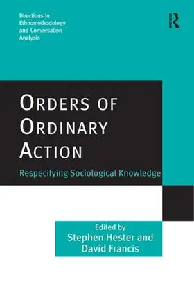 Hester / Francis |  Orders of Ordinary Action | Buch |  Sack Fachmedien