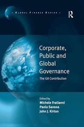 Fratianni / Savona | Corporate, Public and Global Governance | Buch | 978-0-7546-4046-2 | sack.de