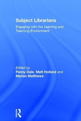Dale / Holland | Subject Librarians | Buch | 978-0-7546-4095-0 | sack.de