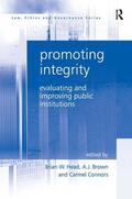 Brown / Head / Connors |  Promoting Integrity | Buch |  Sack Fachmedien