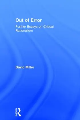 Miller |  Out of Error | Buch |  Sack Fachmedien