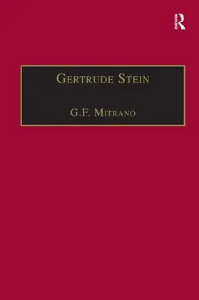 Mitrano |  Gertrude Stein | Buch |  Sack Fachmedien