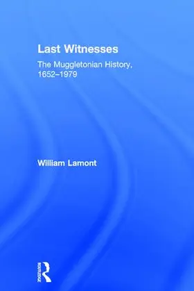 Lamont |  Last Witnesses | Buch |  Sack Fachmedien