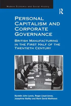 Lewis / Lloyd-Jones / Matthews |  Personal Capitalism and Corporate Governance | Buch |  Sack Fachmedien