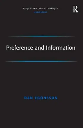 Egonsson |  Preference and Information | Buch |  Sack Fachmedien