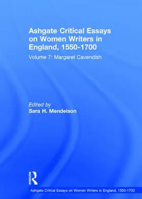 Mendelson |  Ashgate Critical Essays on Women Writers in England, 1550-1700 | Buch |  Sack Fachmedien