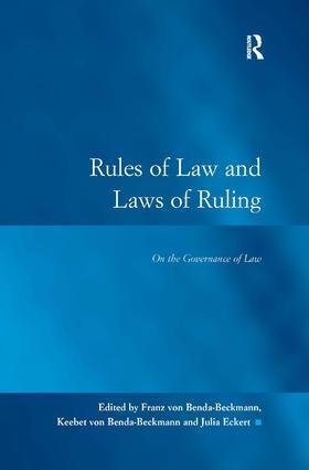 Benda-Beckmann | Rules of Law and Laws of Ruling | Buch | 978-0-7546-7239-5 | sack.de