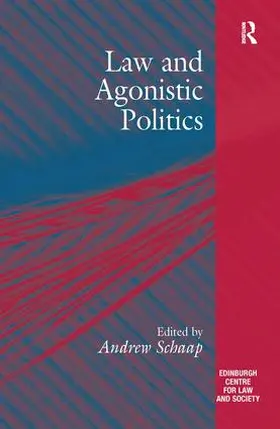 Schaap |  Law and Agonistic Politics | Buch |  Sack Fachmedien