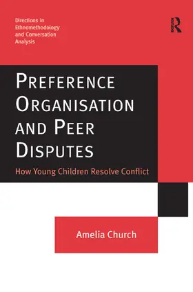 Church |  Preference Organisation and Peer Disputes | Buch |  Sack Fachmedien