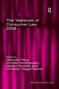 Nordhausen / Parry / Howells |  The Yearbook of Consumer Law 2009 | Buch |  Sack Fachmedien