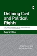 Conte / Burchill |  Defining Civil and Political Rights | Buch |  Sack Fachmedien