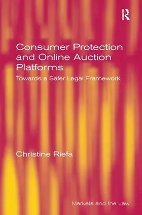 Riefa |  Consumer Protection and Online Auction Platforms | Buch |  Sack Fachmedien