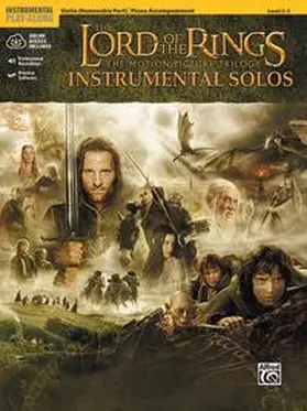  The Lord of the Rings Instrumental Solos for Strings: Violin (with Piano Accompaniment) | Buch |  Sack Fachmedien